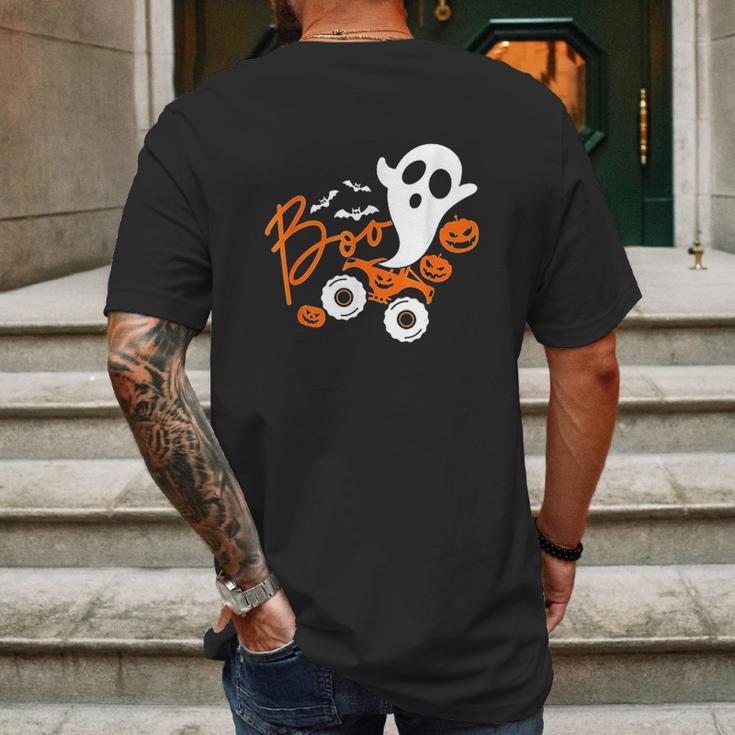 Ghost Rider Truck Monster Halloween Pumpkin Mens Back Print T-shirt Gifts for Men