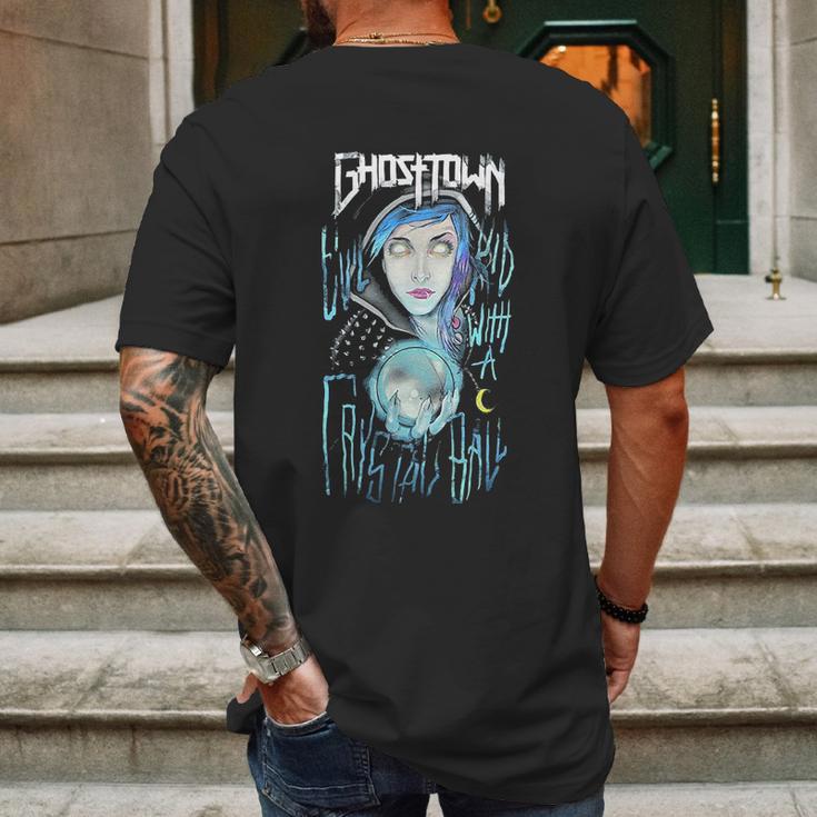 Ghost Town Crystal Ball Mens Back Print T-shirt Gifts for Men