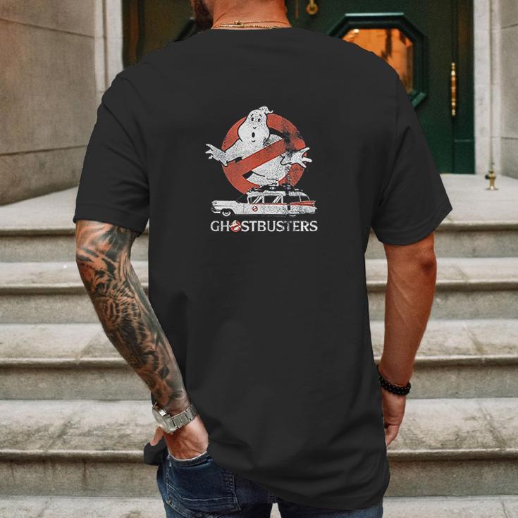 Ghostbusters No Ghost With Ecto Vector Mens Back Print T-shirt Gifts for Men