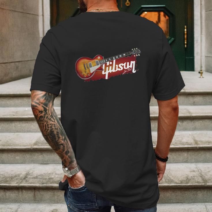 Gibson Guitar Hard Rock Mens Back Print T-shirt Gifts for Men