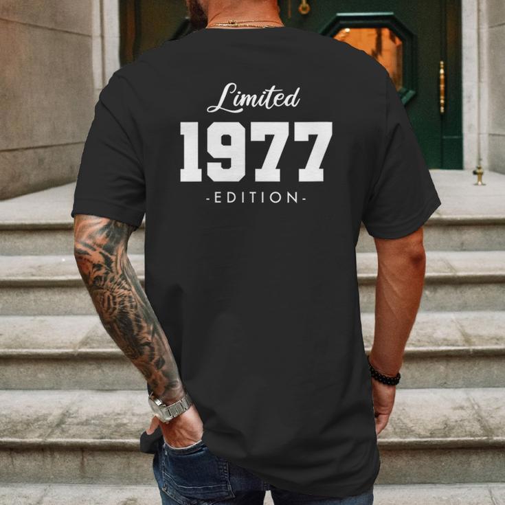 Gift For 44 Years Old 1977 Limited Edition 44Th Birthday Mens Back Print T-shirt Gifts for Men