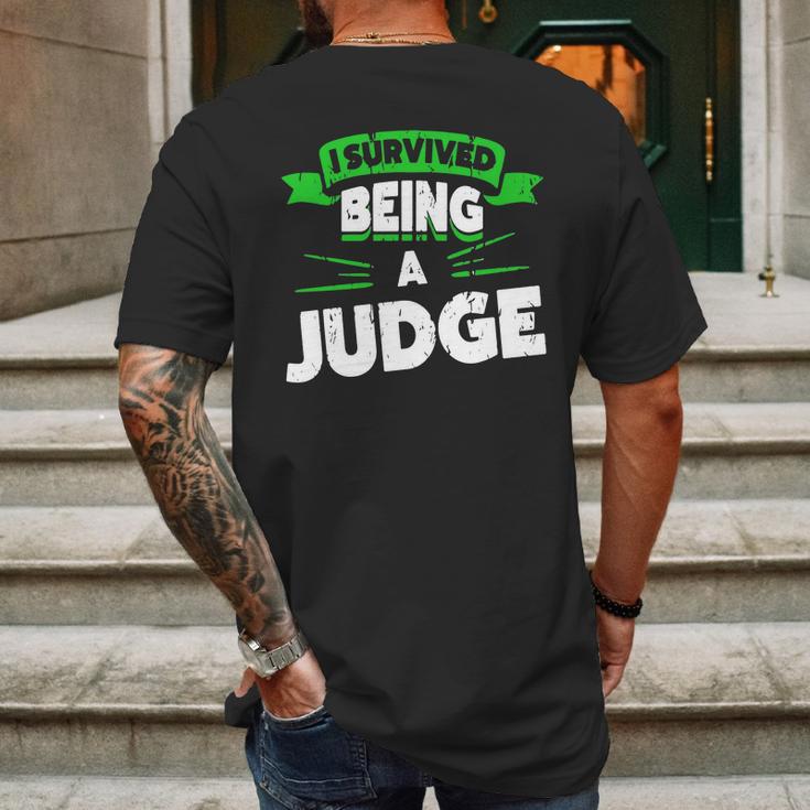 Gift For Retiring Judges Retirement Gift Idea T-Shirt Mens Back Print T-shirt Gifts for Men