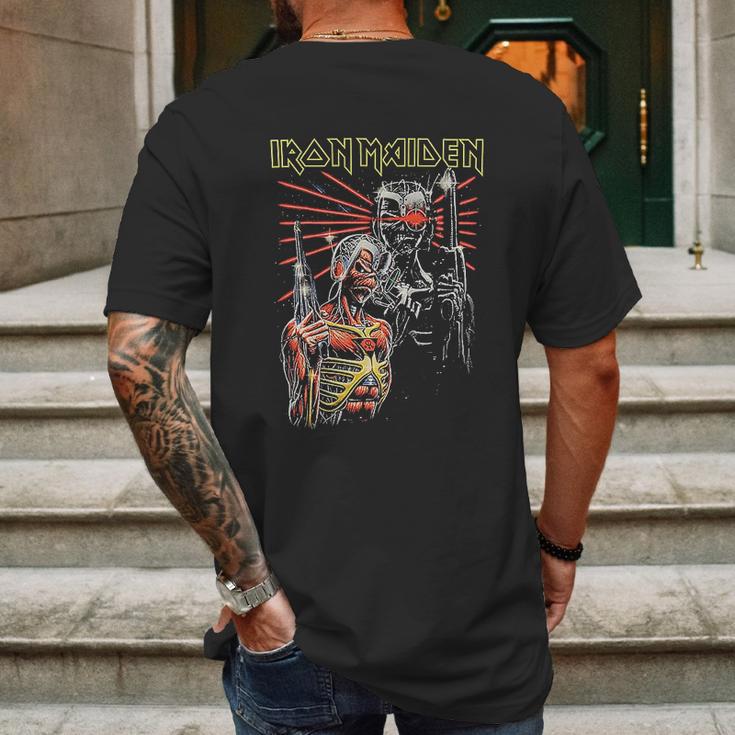 Global Iron Maiden Mens Terminate Mens Back Print T-shirt Gifts for Men