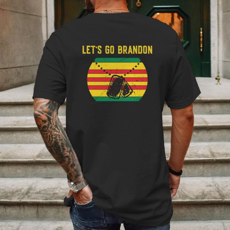 Lets Go Brandon Funny Conservative Anti Biden Vietnam Veteran Graphic Design Printed Casual Daily Basic Mens Back Print T-shirt Gifts for Men