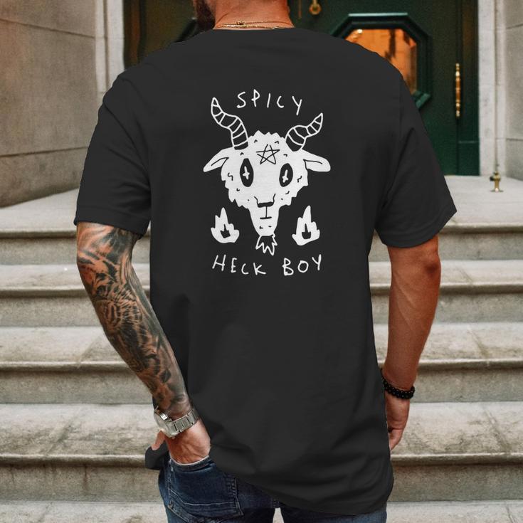 Goat Spicy Heck Boy Shirt Mens Back Print T-shirt Gifts for Men