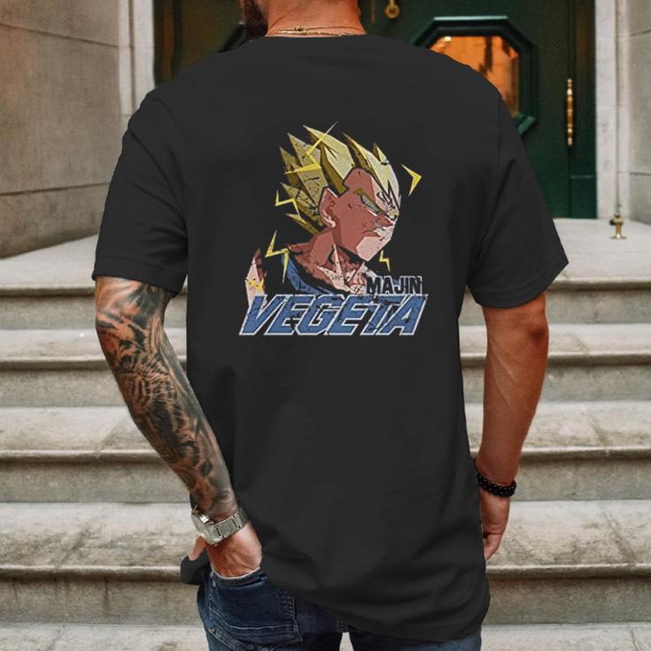 Goku Saiyan Anime Vegeta Dragon Mens Back Print T-shirt Gifts for Men