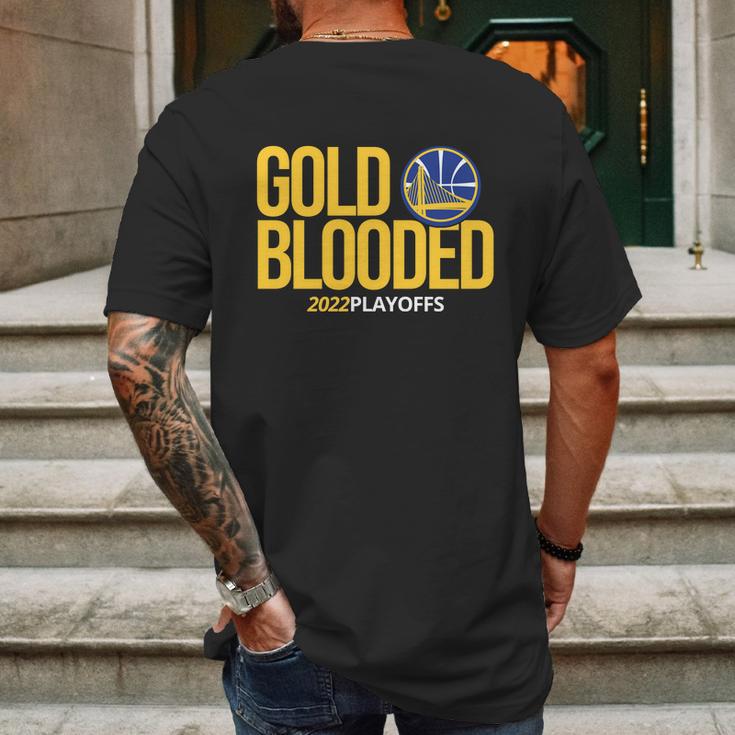 Gold Blooded 2022 Playoffs Championship Mens Back Print T-shirt Gifts for Men