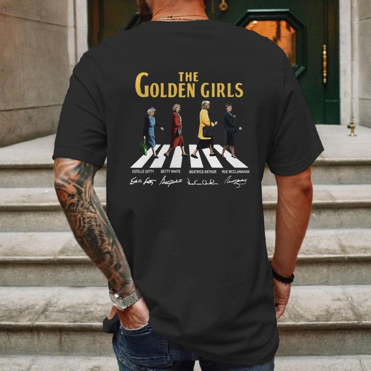 The Golden Girls Abbey Road Signatures Mens Back Print T-shirt Gifts for Men