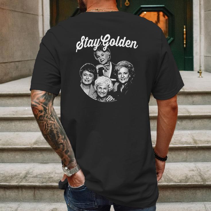 The Golden Girls Stay Golden Mens Back Print T-shirt Gifts for Men