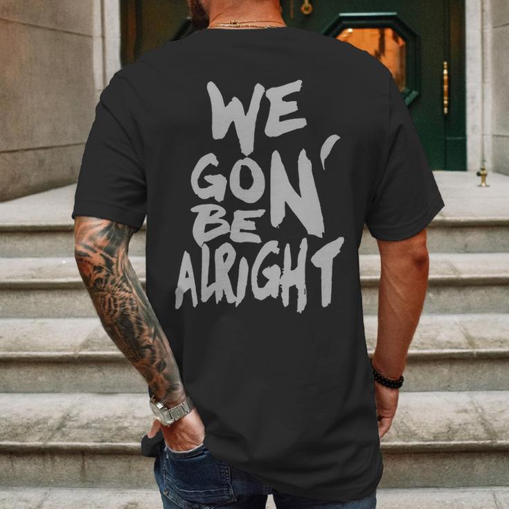 We Gon Be Alright Kendrick Lamar Mens Mens Back Print T-shirt Gifts for Men