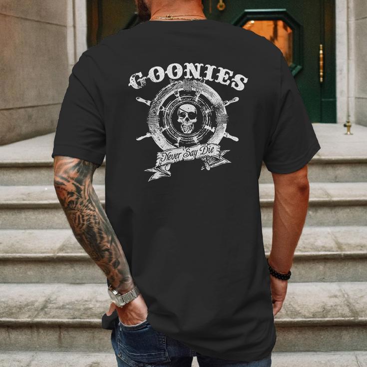 The Goonies Captains Wheel Mens Back Print T-shirt Gifts for Men