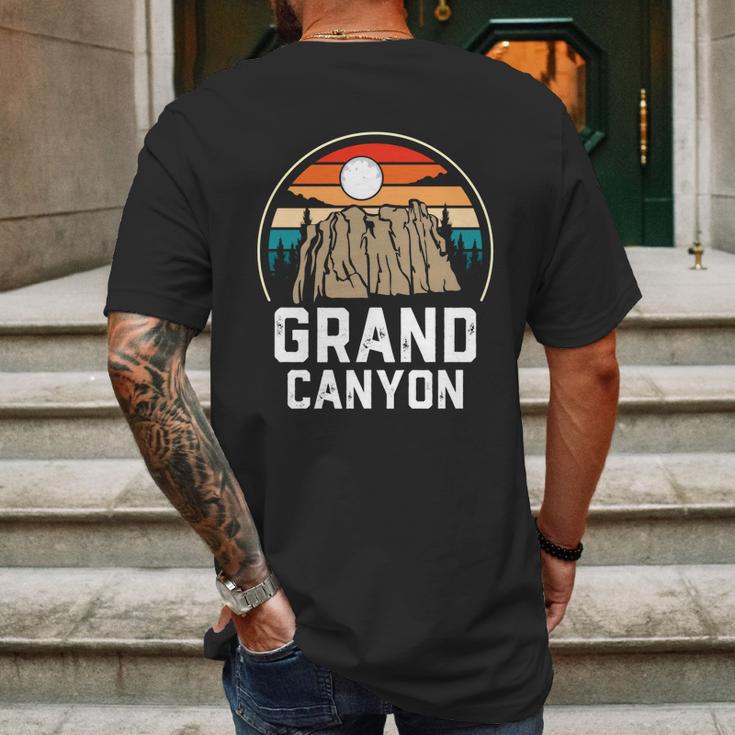 Grand Canyon National Park Arizona Travel Lover Camping Retro Vintage Mens Back Print T-shirt Gifts for Men