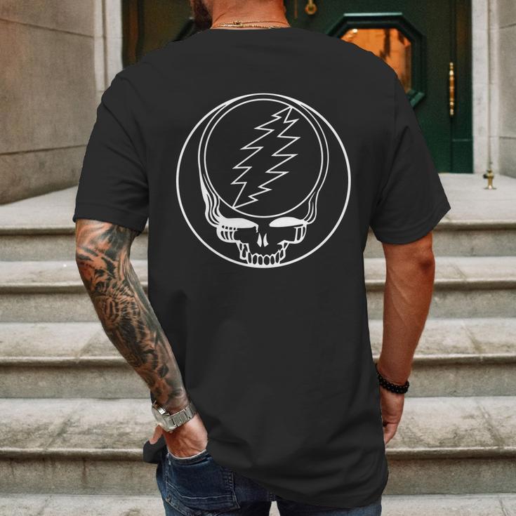 Grateful Dead Line Art Mens Back Print T-shirt Gifts for Men