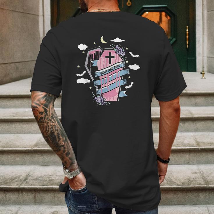 Graveyard Babe Pastel Goth Aesthetic Egirl Soft Goth Girl Mens Back Print T-shirt Gifts for Men