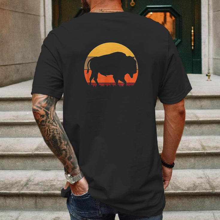 Great American Buffalo With A Vintage Mens Back Print T-shirt Gifts for Men