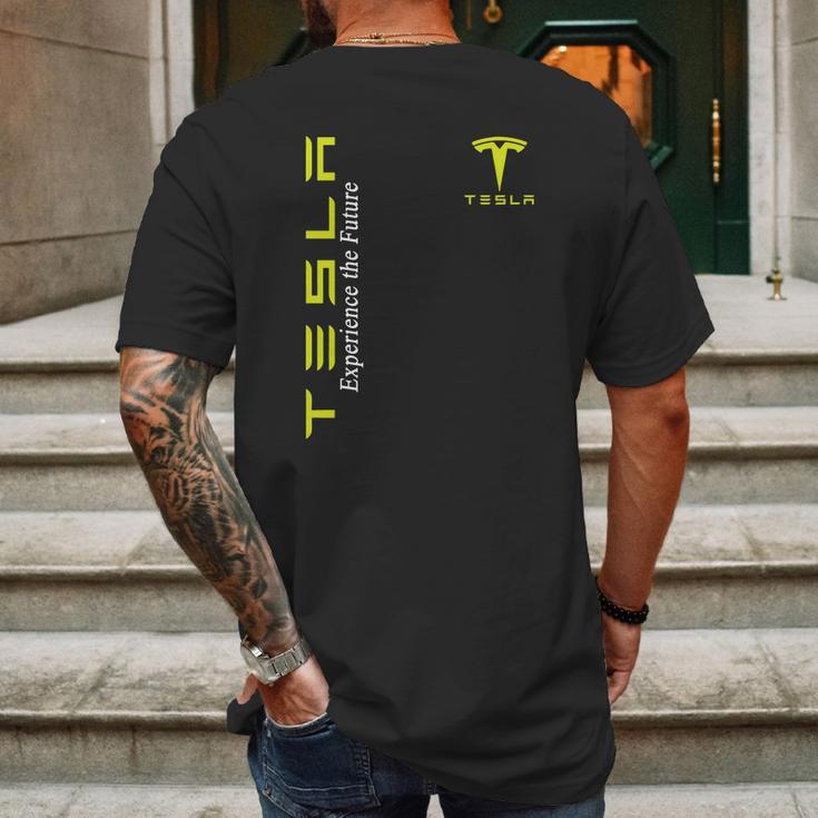 Great Tesla Experience The Future Mens Back Print T-shirt Gifts for Men