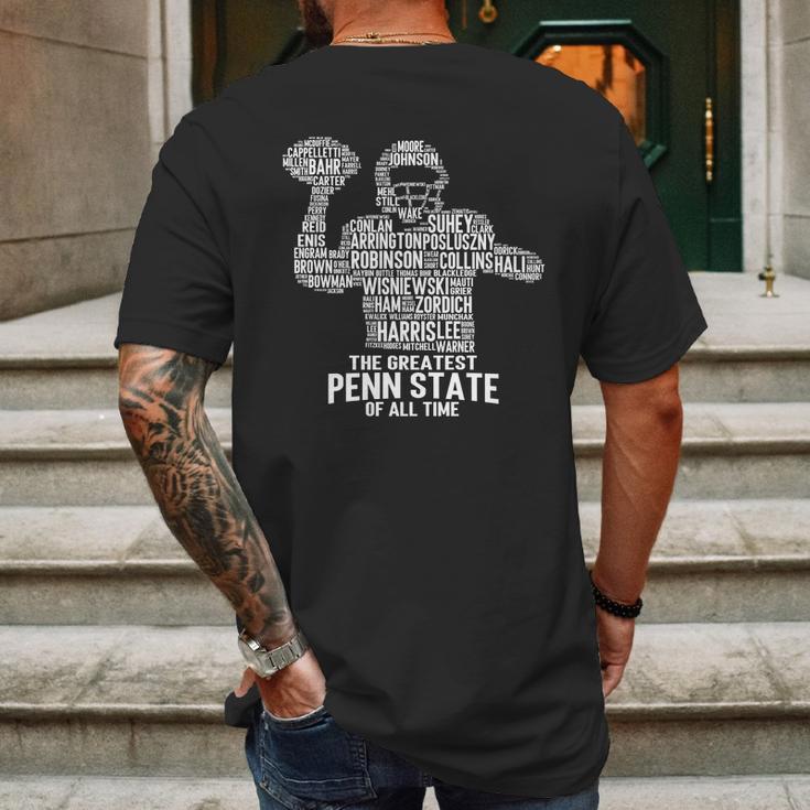 The Greatest Penn State Of All Time Mens Back Print T-shirt Gifts for Men