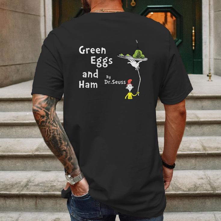 Green Eggs And Ham By Dr Seuss Mens Back Print T-shirt Gifts for Men