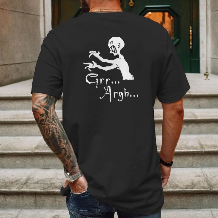 Grr Argh Mens Back Print T-shirt Gifts for Men