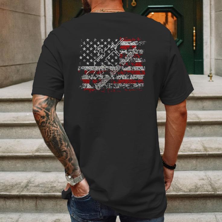 Grunt Style Enlisted 9 Come And Take It Mens Back Print T-shirt Gifts for Men