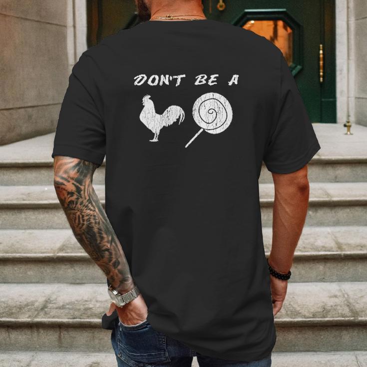 Guacamole Dont Be A Cock Sucker Offensive Joke Mens Back Print T-shirt Gifts for Men