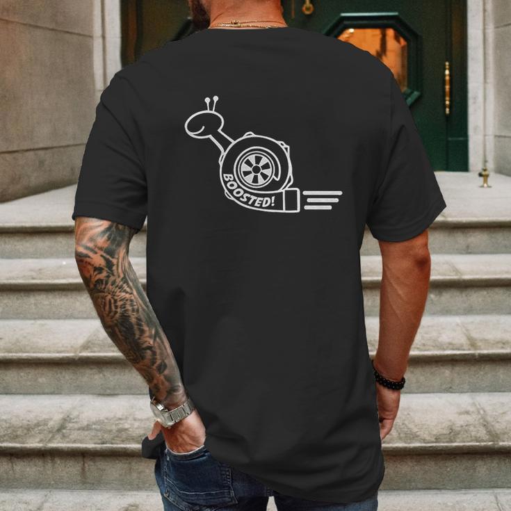 Guerrilla Boosted Snail Jdm Boost Mens Back Print T-shirt Gifts for Men