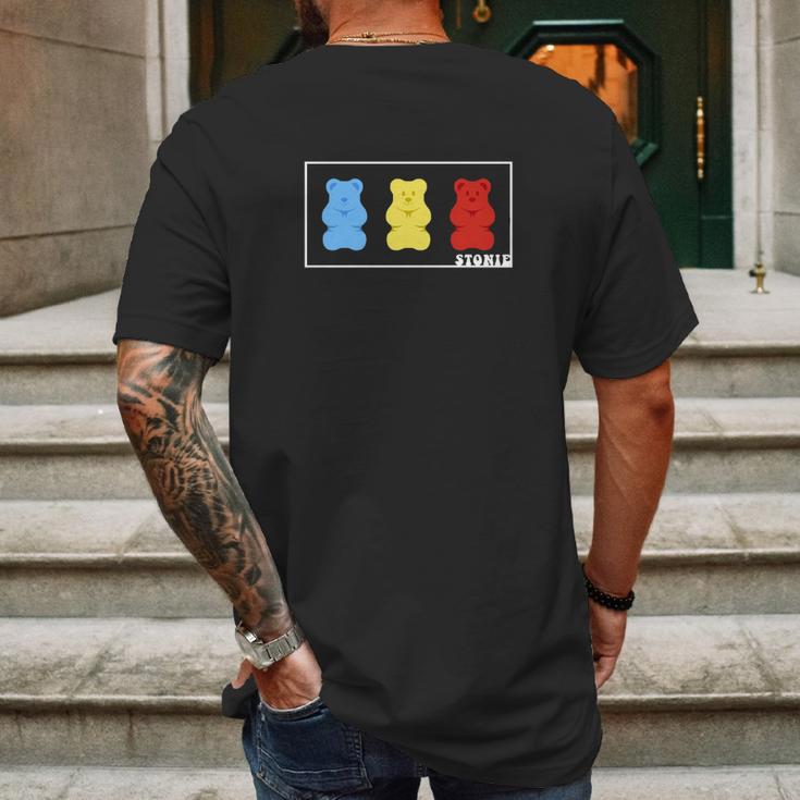 Gummy Bear Mens Back Print T-shirt Gifts for Men