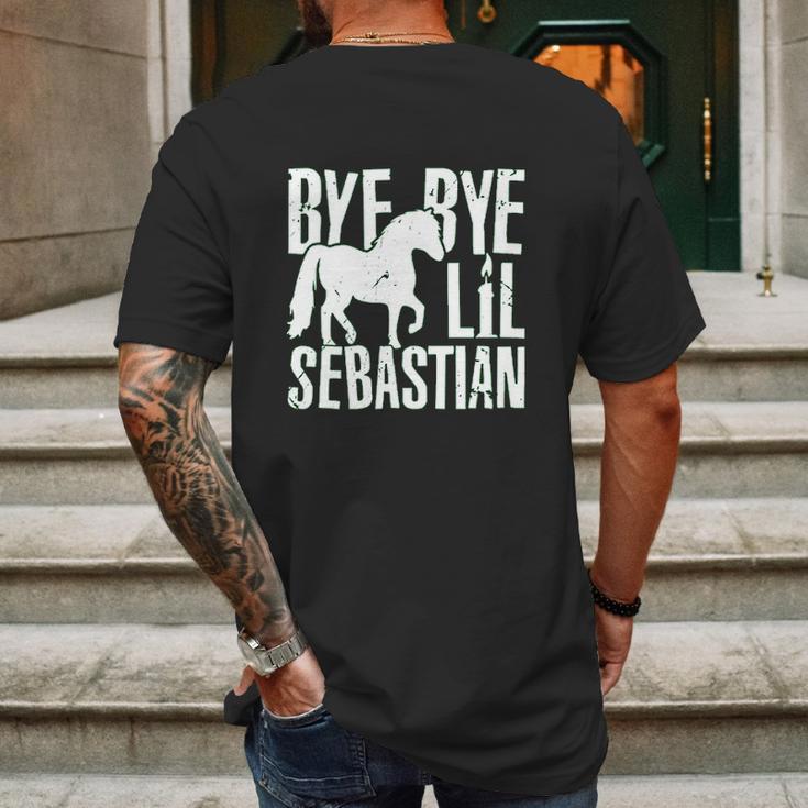 Haase Bye Bye Lil Sebastian Funny Tv Show Quote Ladies Mens Back Print T-shirt Gifts for Men