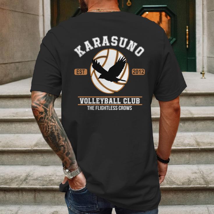 Haikyuu Karasuno Volleyball Club Mens Back Print T-shirt Gifts for Men