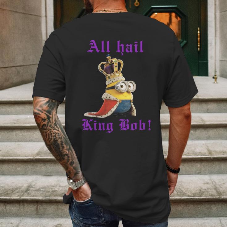 All Hail King Bob Bob MinionShirt Mens Back Print T-shirt Gifts for Men