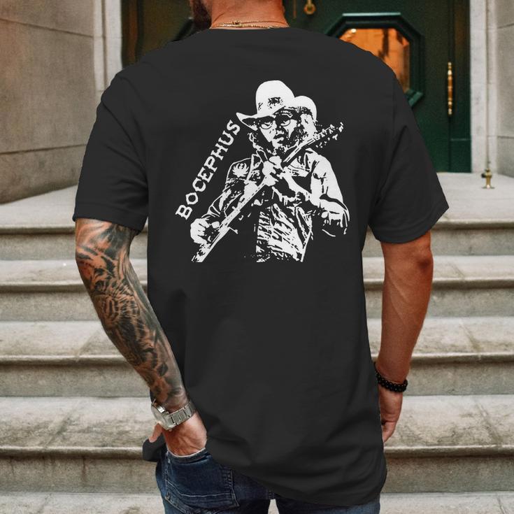 Hank Jr Bocephus Mens Back Print T-shirt Gifts for Men