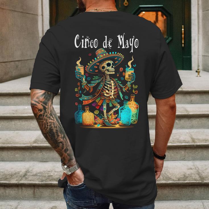 Happy Cinco De Mayo Festival 14 Mens Back Print T-shirt Gifts for Men