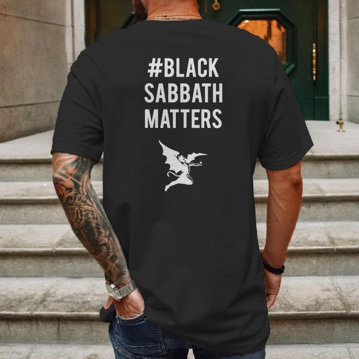 Hashtag Black Sabbath Matters Mens Back Print T-shirt Gifts for Men