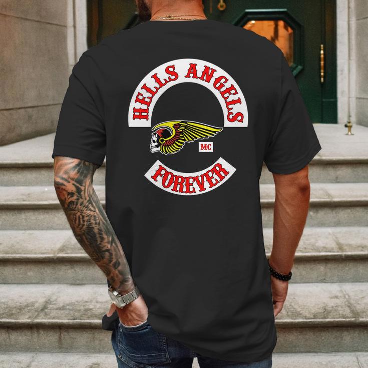 Hells Angels ForeverShirt Long Sleeve Hoodie Sweatshirt Mens Back Print T-shirt Gifts for Men