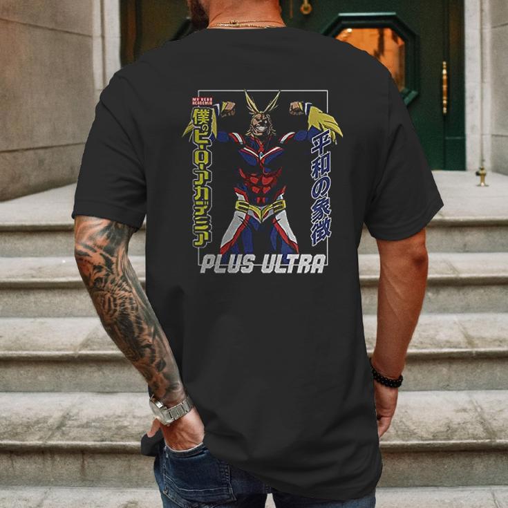 My Hero Academia All Might Shirt Plus Ultra My Hero Academia Mens Back Print T-shirt Gifts for Men