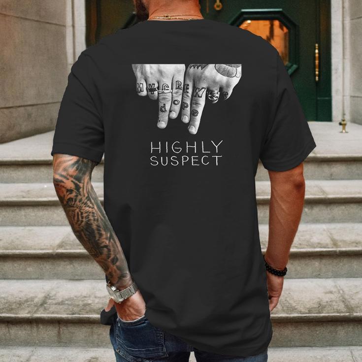 Highly Suspect Music Band Mens Back Print T-shirt Gifts for Men