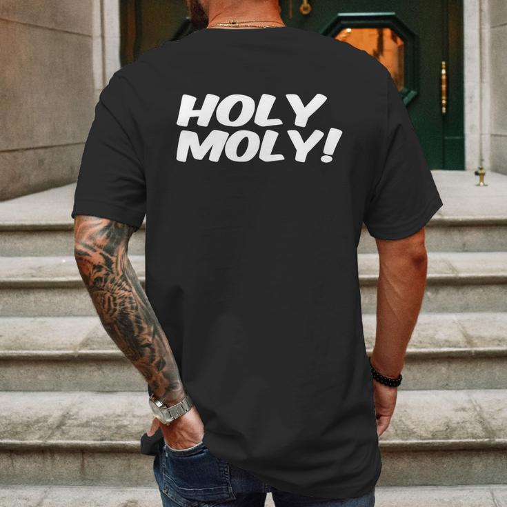 Holy Moly T-Shirt Mens Back Print T-shirt Gifts for Men