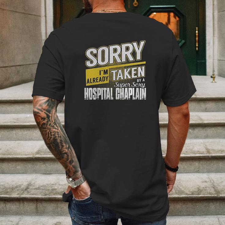 Hospital Chaplain Mens Back Print T-shirt Gifts for Men