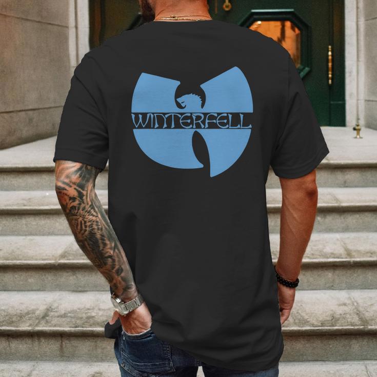 House Stark Winterfell Wu Tang Mens Back Print T-shirt Gifts for Men