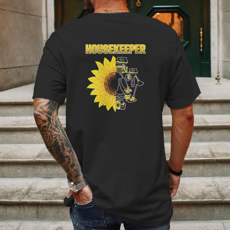 Housekeeper Future Housekeeping Househelp Service Mens Back Print T-shirt Gifts for Men