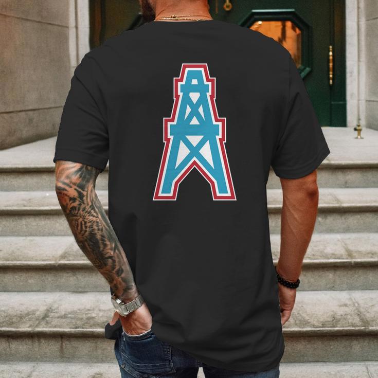 Houston Oilers Mens Back Print T-shirt Gifts for Men