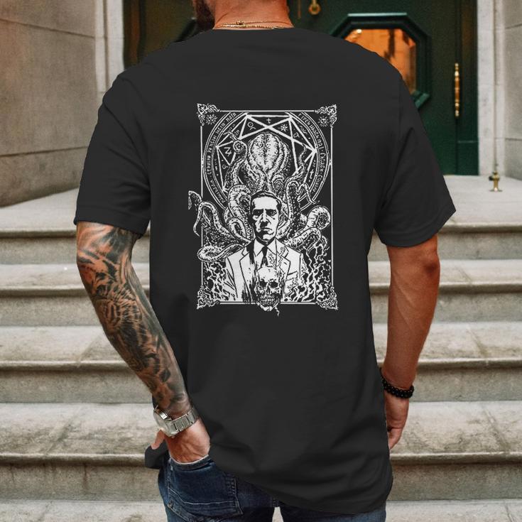 Hp Lovecraft Vintage Mens Back Print T-shirt Gifts for Men