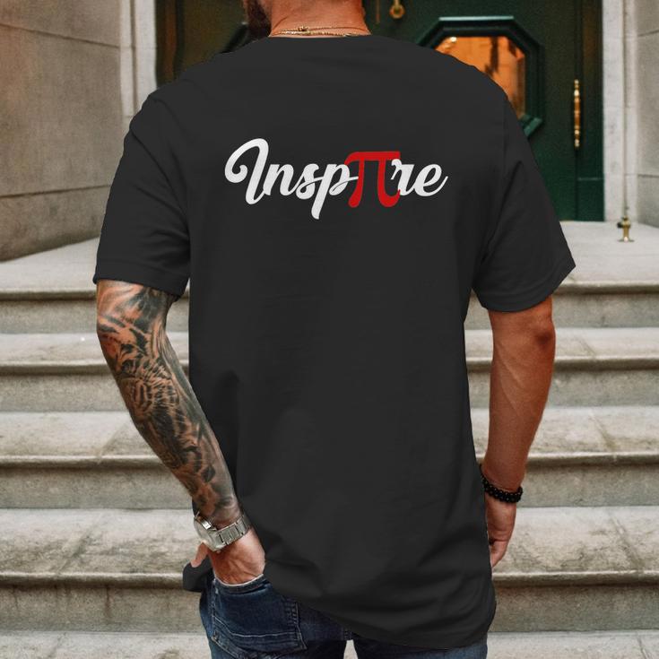 Inspire Pi Day Logo 314 Mens Back Print T-shirt Gifts for Men