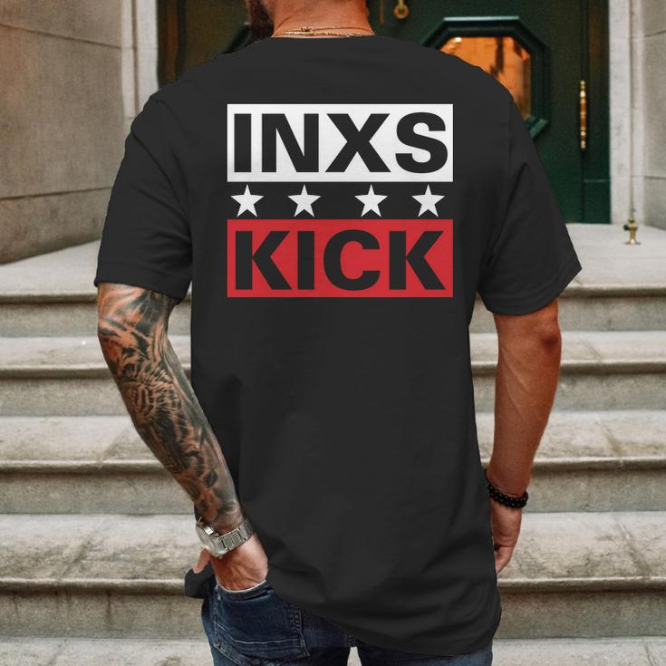 Inxs Kick Rock Band Mens Back Print T-shirt Gifts for Men