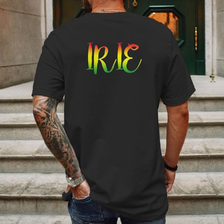 Irie Good Only Reggae Roots Clothing Mens Back Print T-shirt Gifts for Men