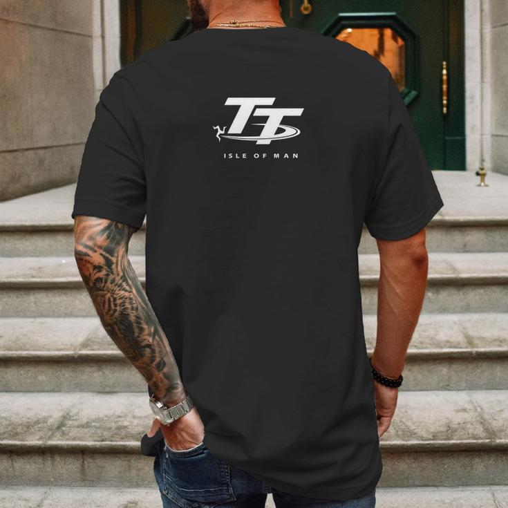 Isle Of Man TtShirt Motorcycle Mens Back Print T-shirt Gifts for Men