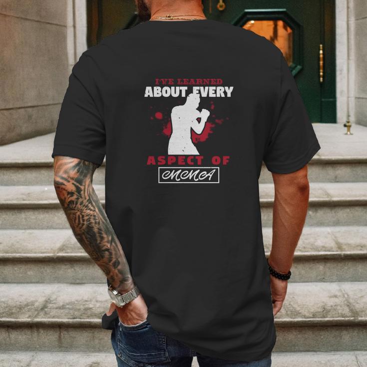 Ive Learned About Every Aspect Of Mma Mens Back Print T-shirt Gifts for Men