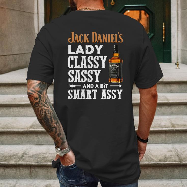 Jack Daniels Lady Classy Sassy And A Bit Smart Assy Shirt Mens Back Print T-shirt Gifts for Men