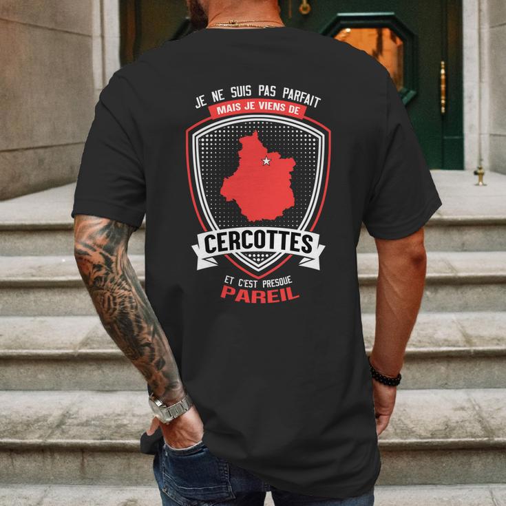 Je Viens De Cercottes Mens Back Print T-shirt Gifts for Men