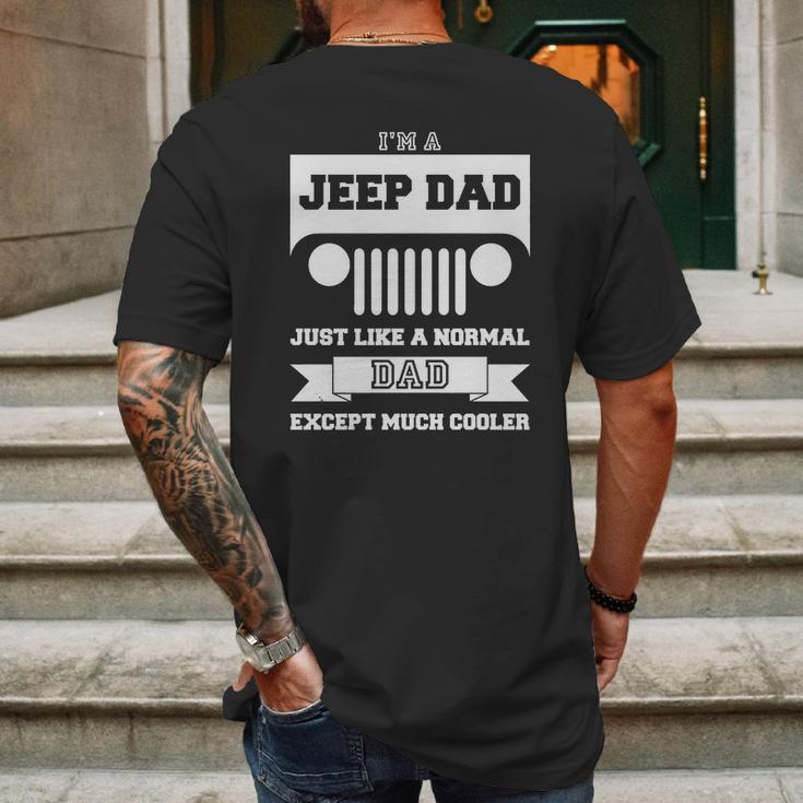 Im A Jeep Dad Mens Back Print T-shirt Gifts for Men